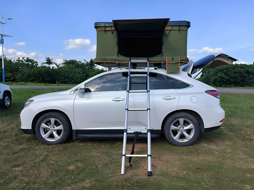 Kustom 4WD Fiberglass Camping Hard Shell Roof Tenda (4)