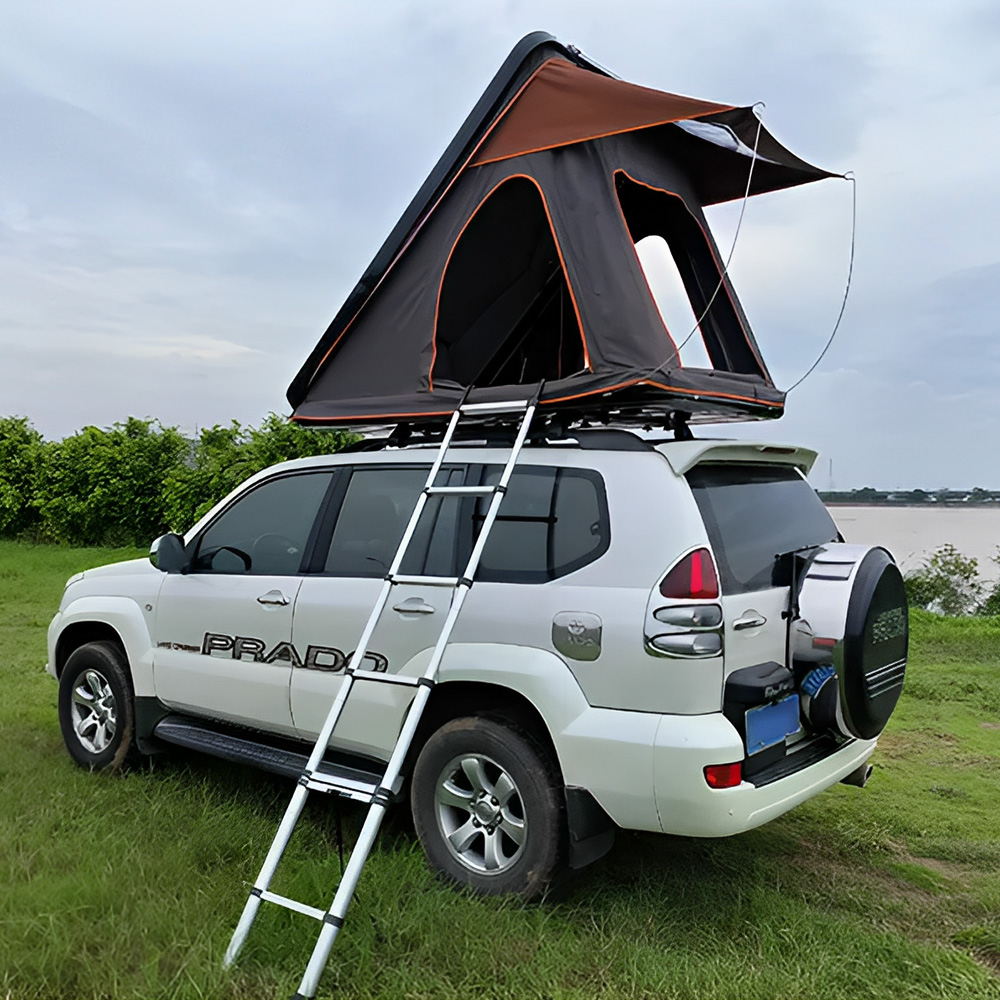 Opvouwbare camping lichtgewicht daktent met harde schaal (8)