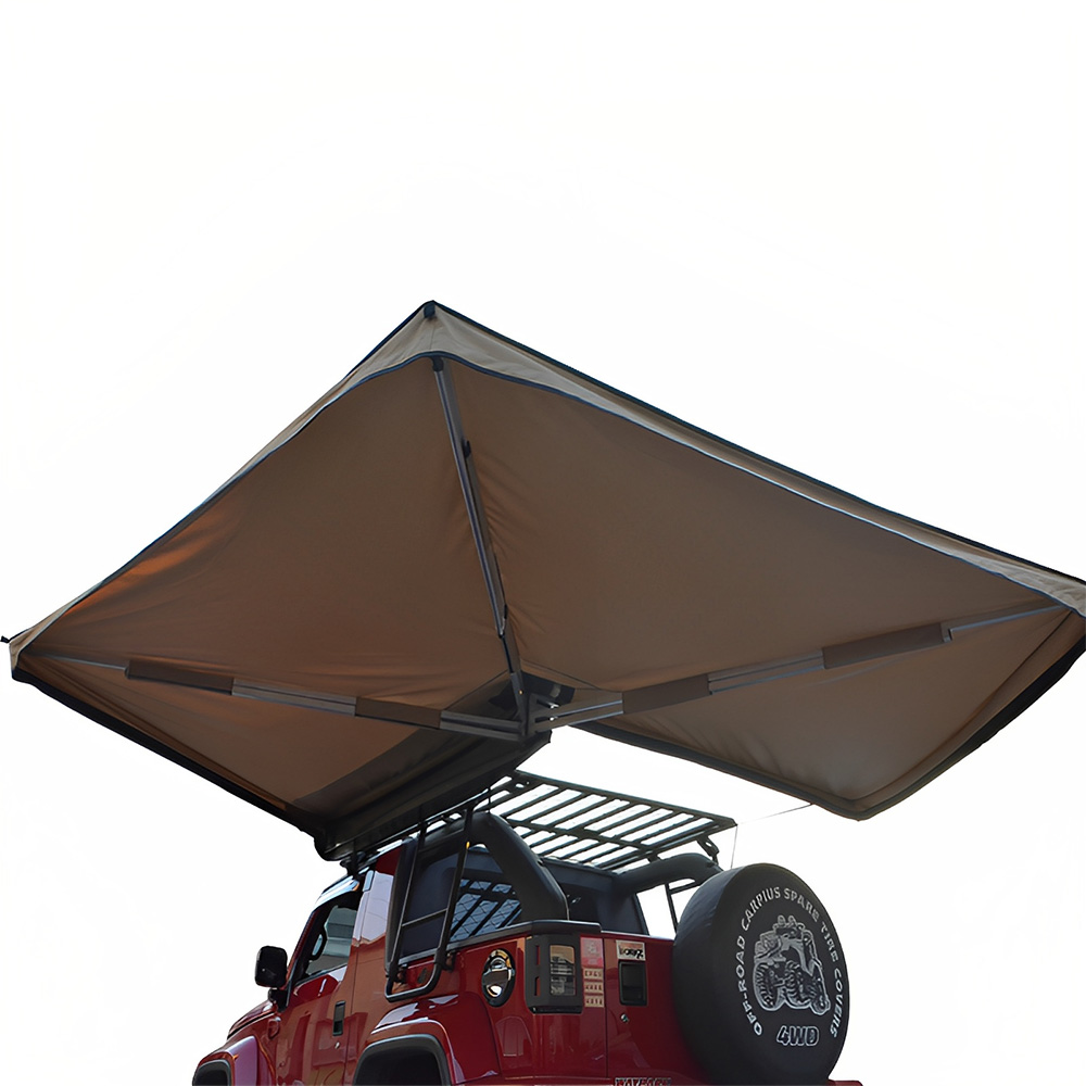 Outdoor camping 2X2 meter awning SUV 270 degree car awning (7)