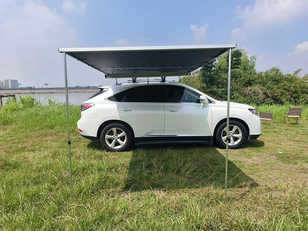 Outdoor camping waterproof 4X4 car roof side awning (2)