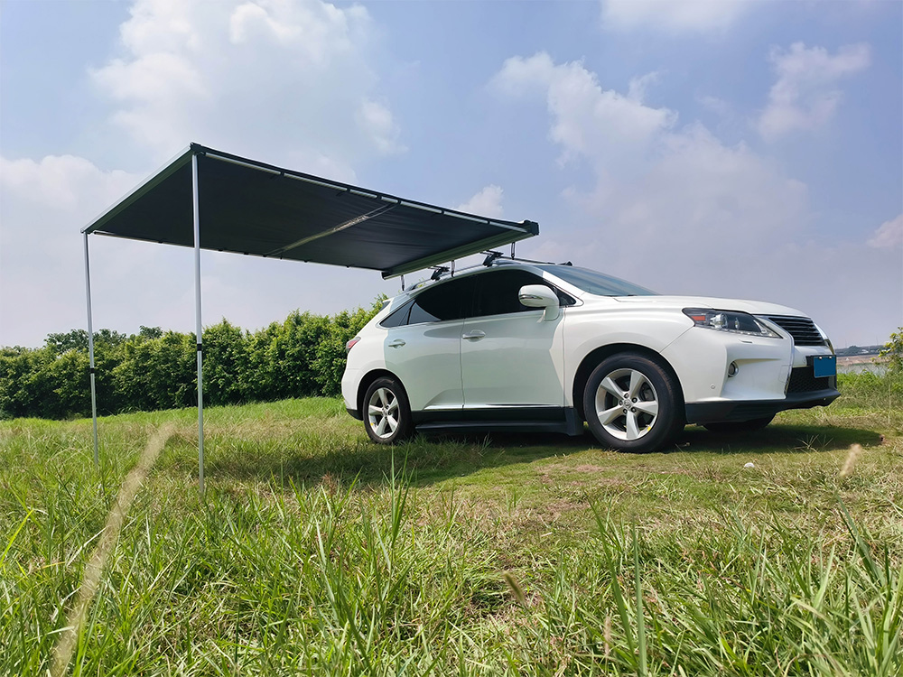 Outdoor camping waterproof 4X4 car roof side awning (6)